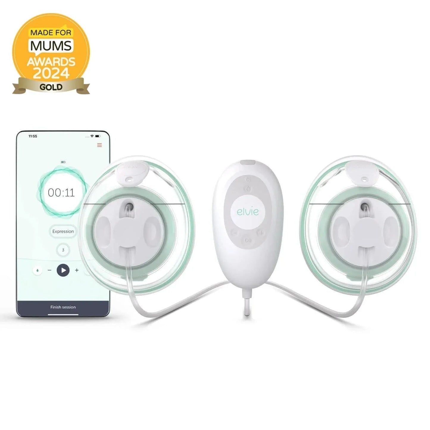 Elvie Stride Hands Free Double Electric Breast Pump - mezetto ebebek ebebek