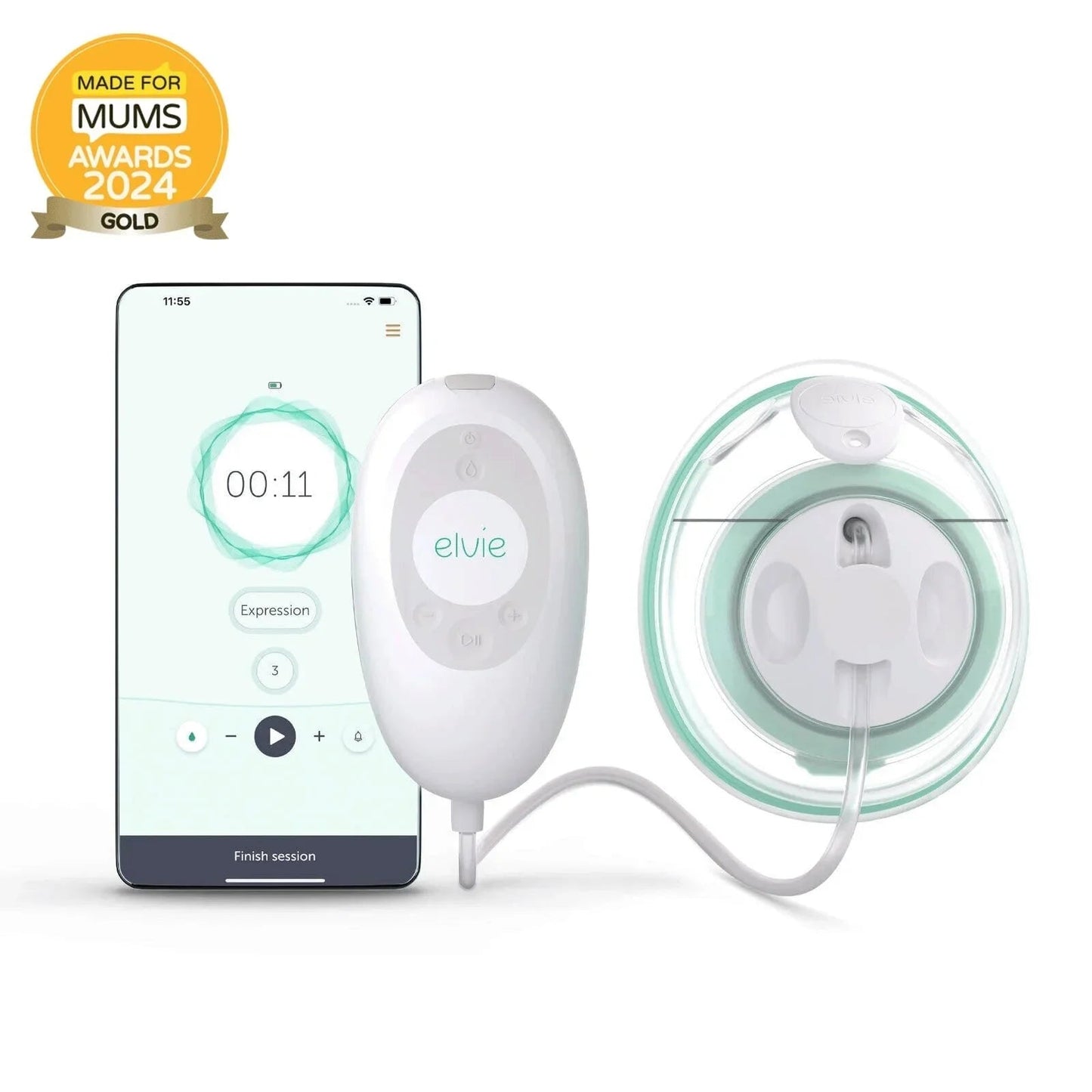 Elvie Stride Hands Free Single Electric Breast Pump - mezetto ebebek ebebek