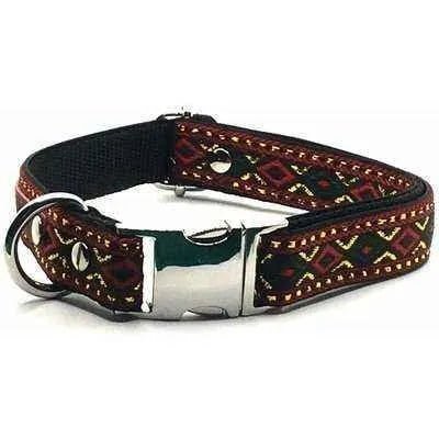 Elysian Paws Engraved Charm Medium Dog Collar - mezetto
