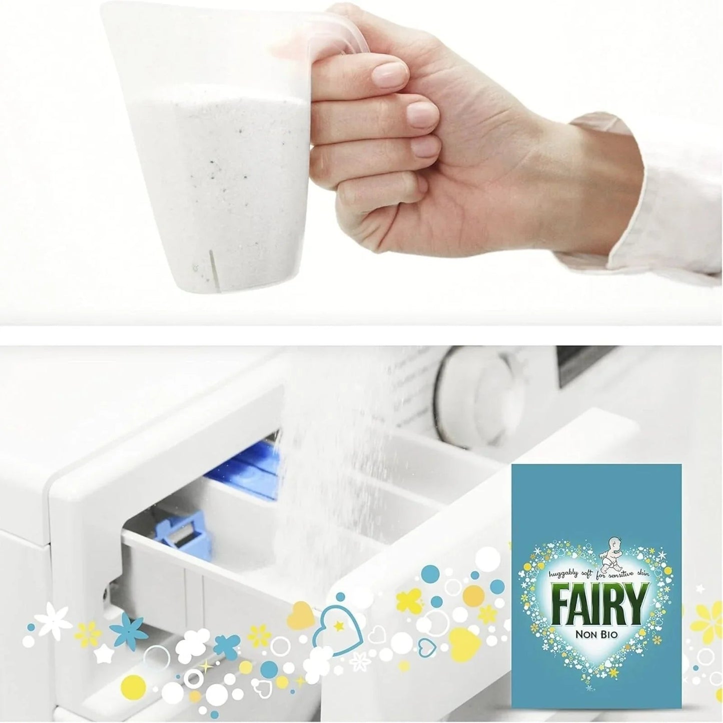 Fairy Non Bio Washing Powder for Sensitive Skin 40 washes - mezetto ebebek ebebek