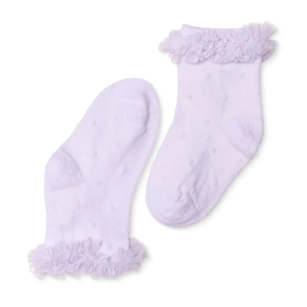 HelloBaby Girls Lace Socks Cotton Rich - White