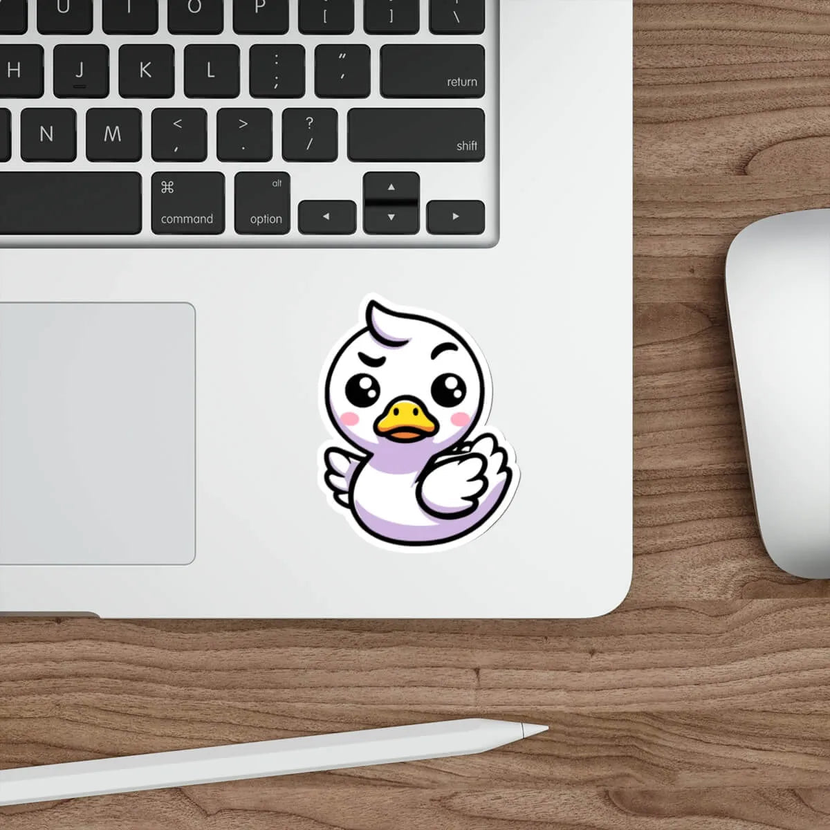 Feisty Swan/Duck Sticker – Waterproof & Funny - mezetto KEOLIX KEOLIX