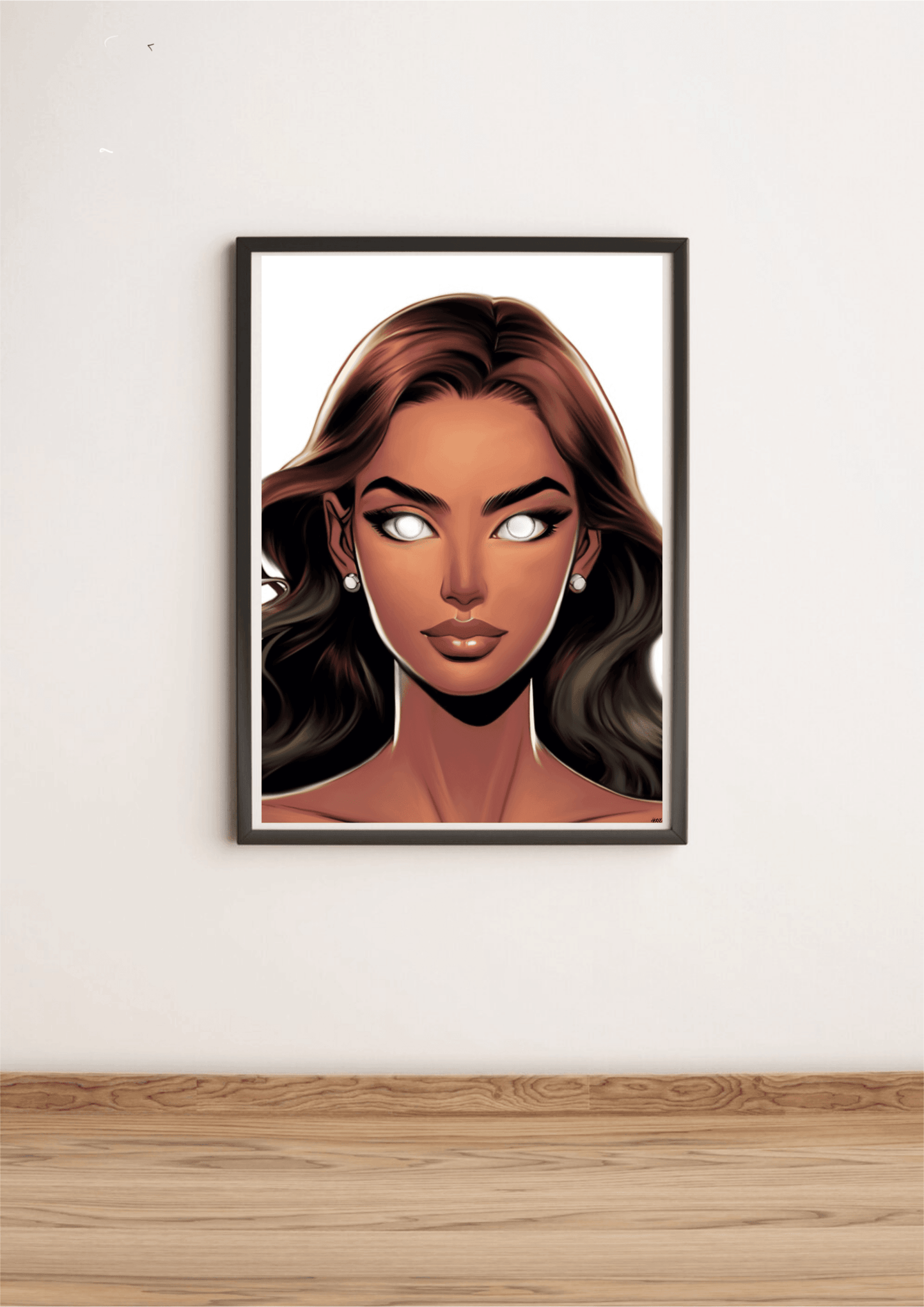 Female Gaze Art Print | Empowering Feminine Wall Decor - mezetto KEOLIX KEOLIX
