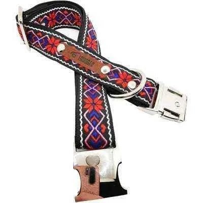 Finnigan Designer Dog Collar (Floral Collection) Large - mezetto