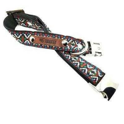 Finnigan's Deluxe Dog Collar & Personalised Tag Set - mezetto