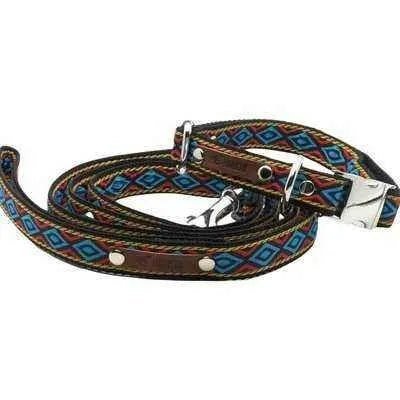 Finnigan's Fabulous Fabric Dog Collar Set - mezetto
