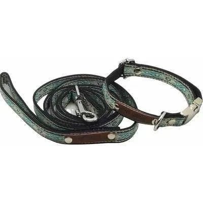 Finnigan's Pampered Pup Collar Set with Custom Engraving - mezetto