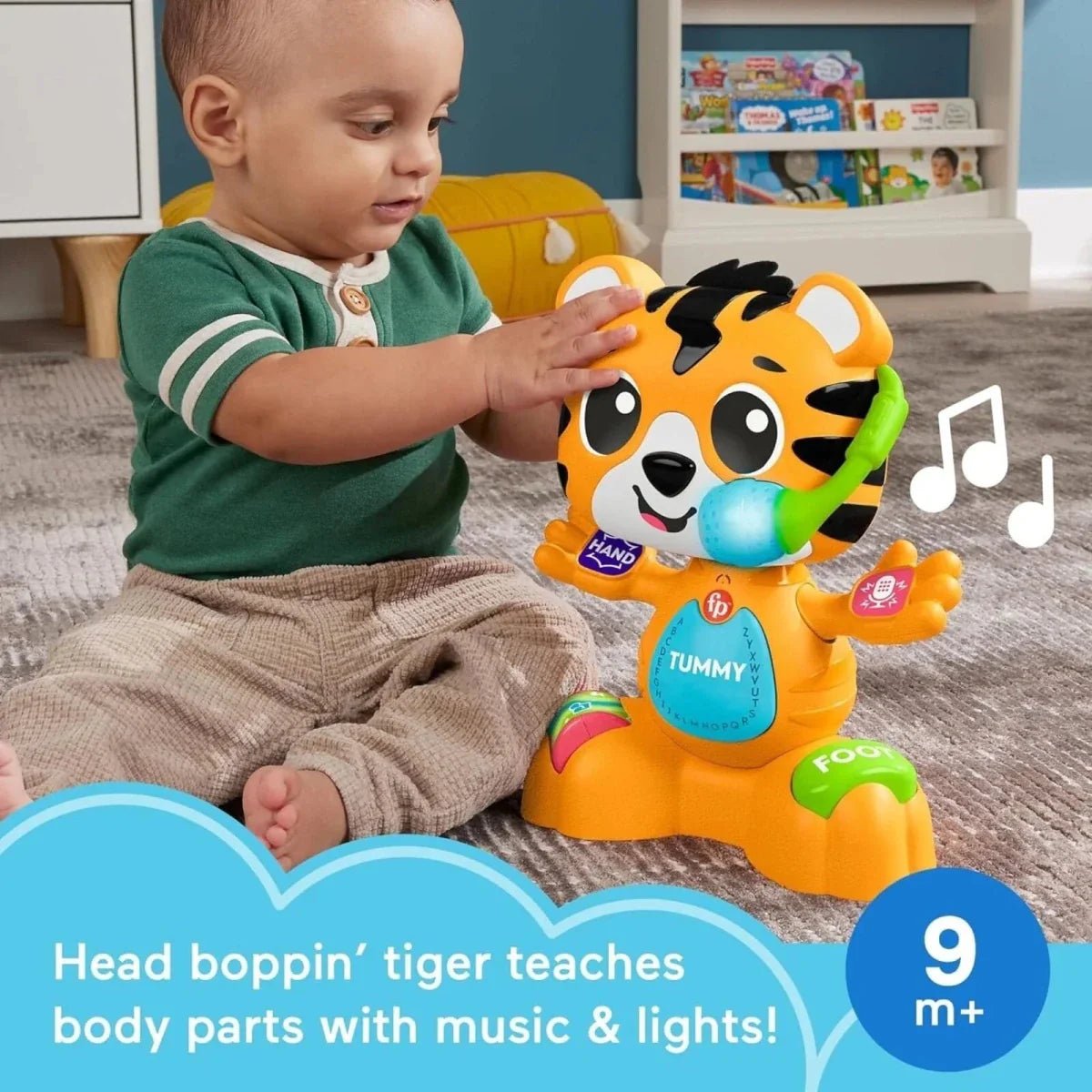 Fisher - Price Link Squad Bop & Groove Tiger - mezetto ebebek ebebek