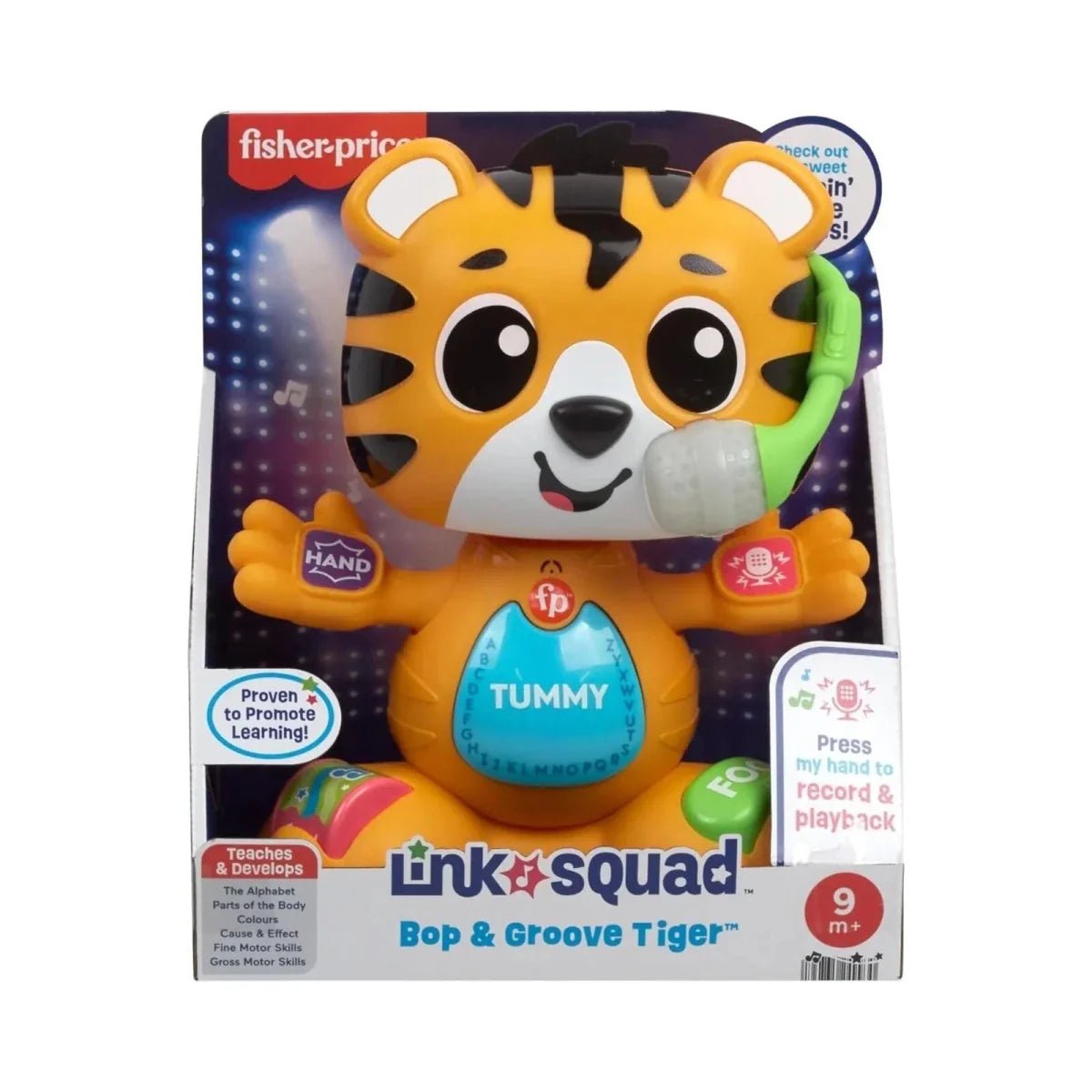 Fisher - Price Link Squad Bop & Groove Tiger - mezetto ebebek ebebek
