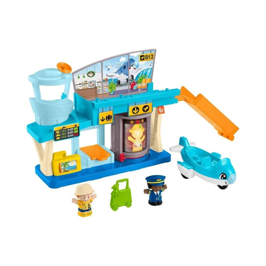 Fisher - Price Little People Everday Adventures Airport Playset - mezetto ebebek ebebek