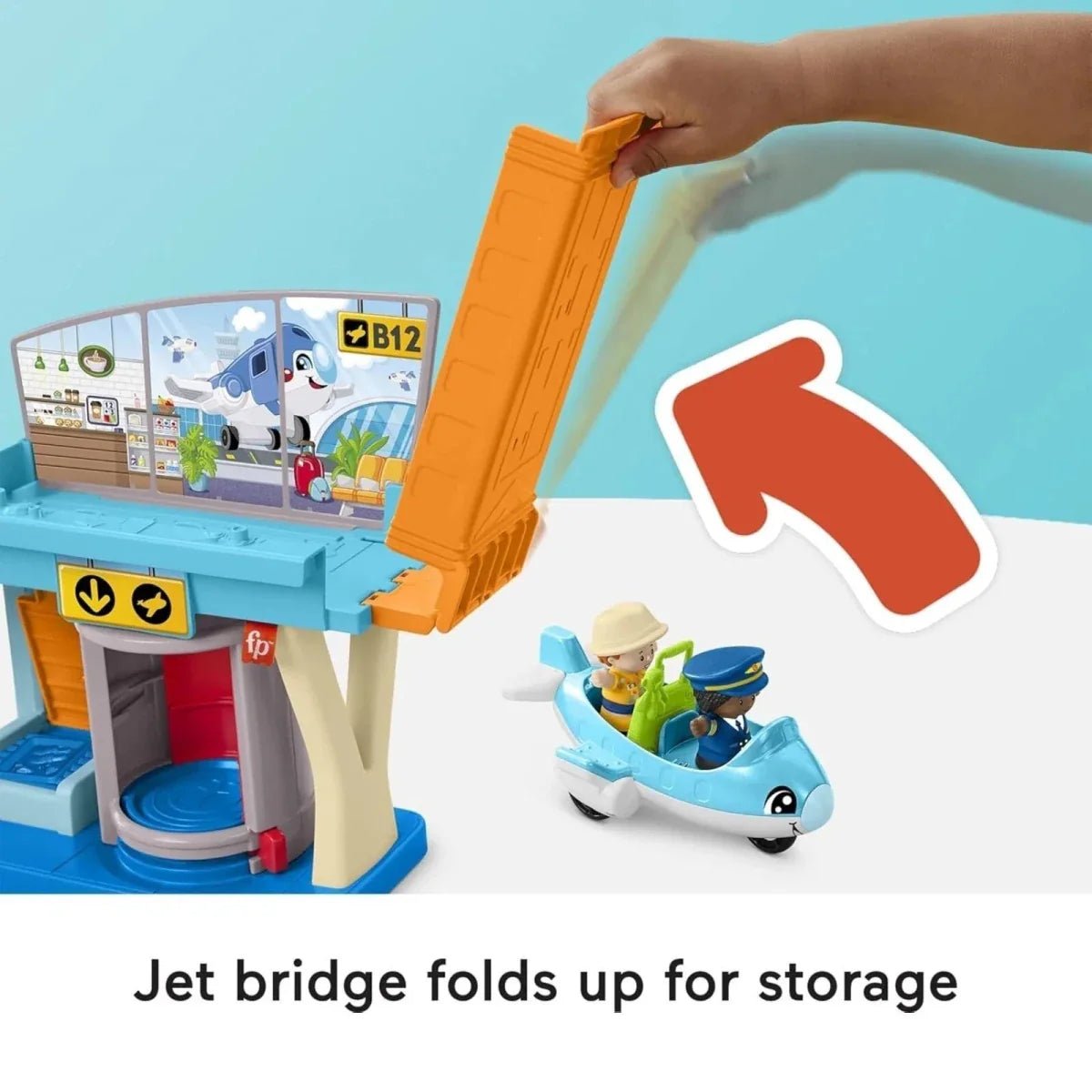 Fisher - Price Little People Everday Adventures Airport Playset - mezetto ebebek ebebek