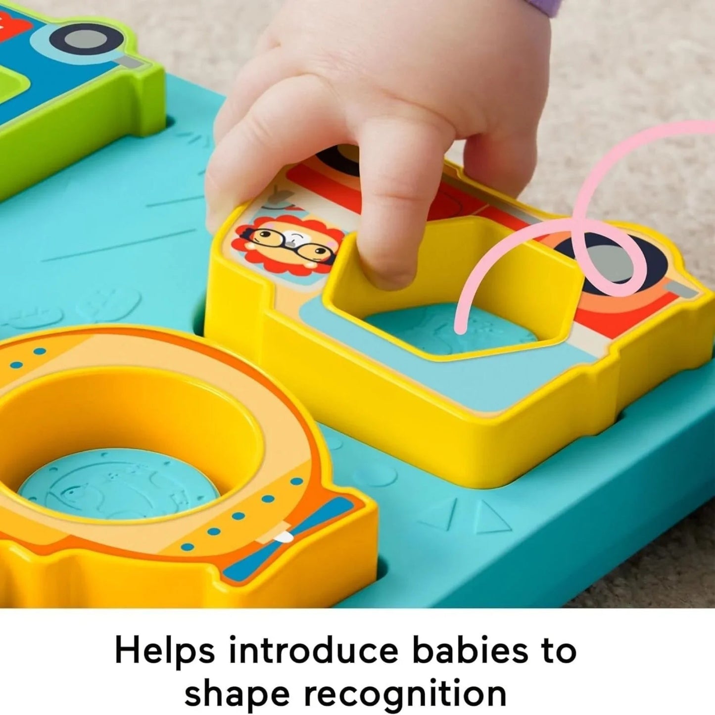 Fisher - Price Shapes & Sounds Vehicle Puzzle Toy - mezetto ebebek ebebek