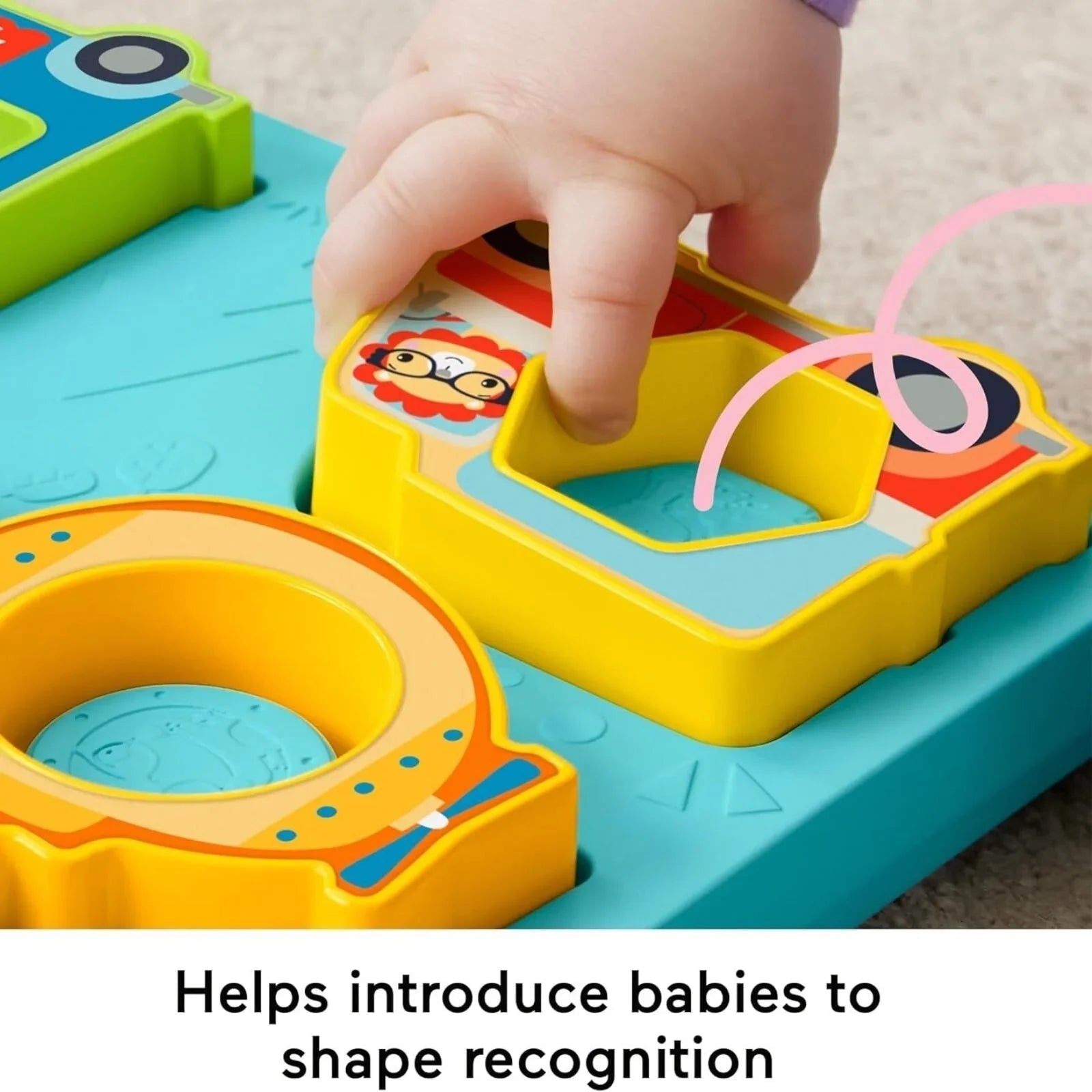 Fisher - Price Shapes & Sounds Vehicle Puzzle Toy - mezetto ebebek ebebek