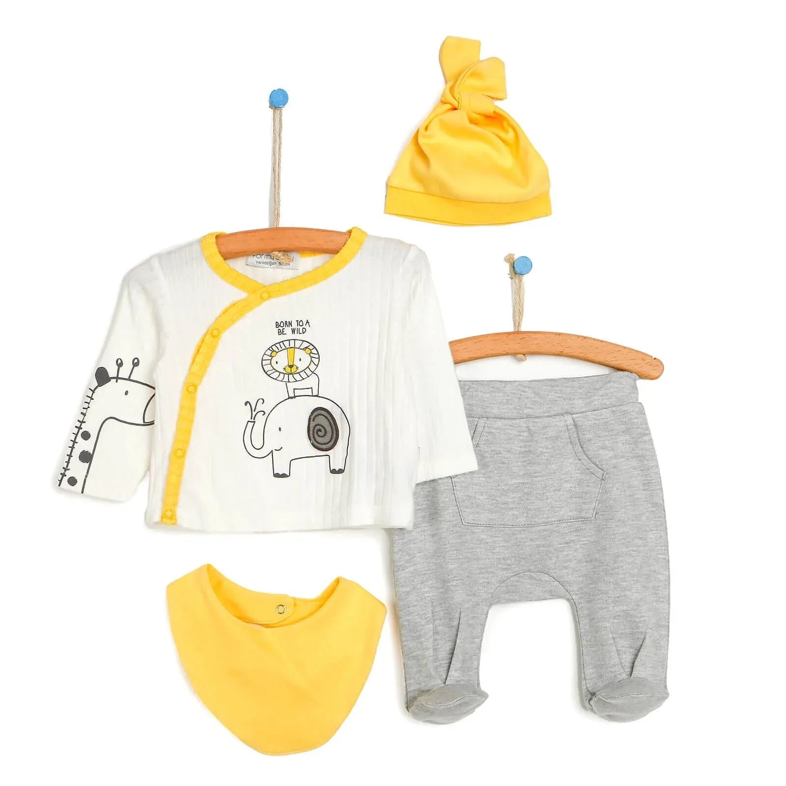 For My Baby 4 Piece Newborn Starter Set - mezetto ebebek ebebek
