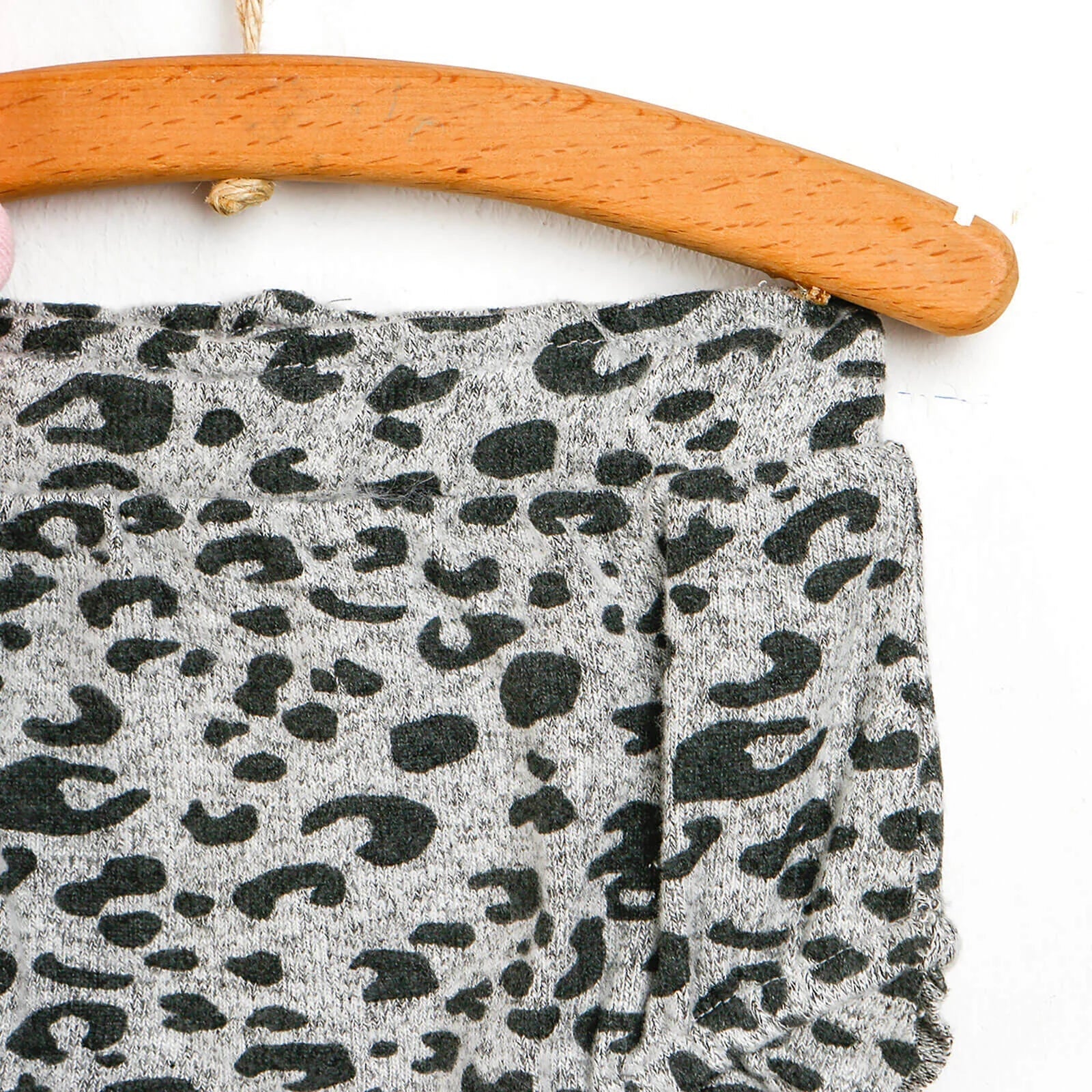 For My Baby Newborn Leopard Blouse - Short - Pink - mezetto ebebek ebebek