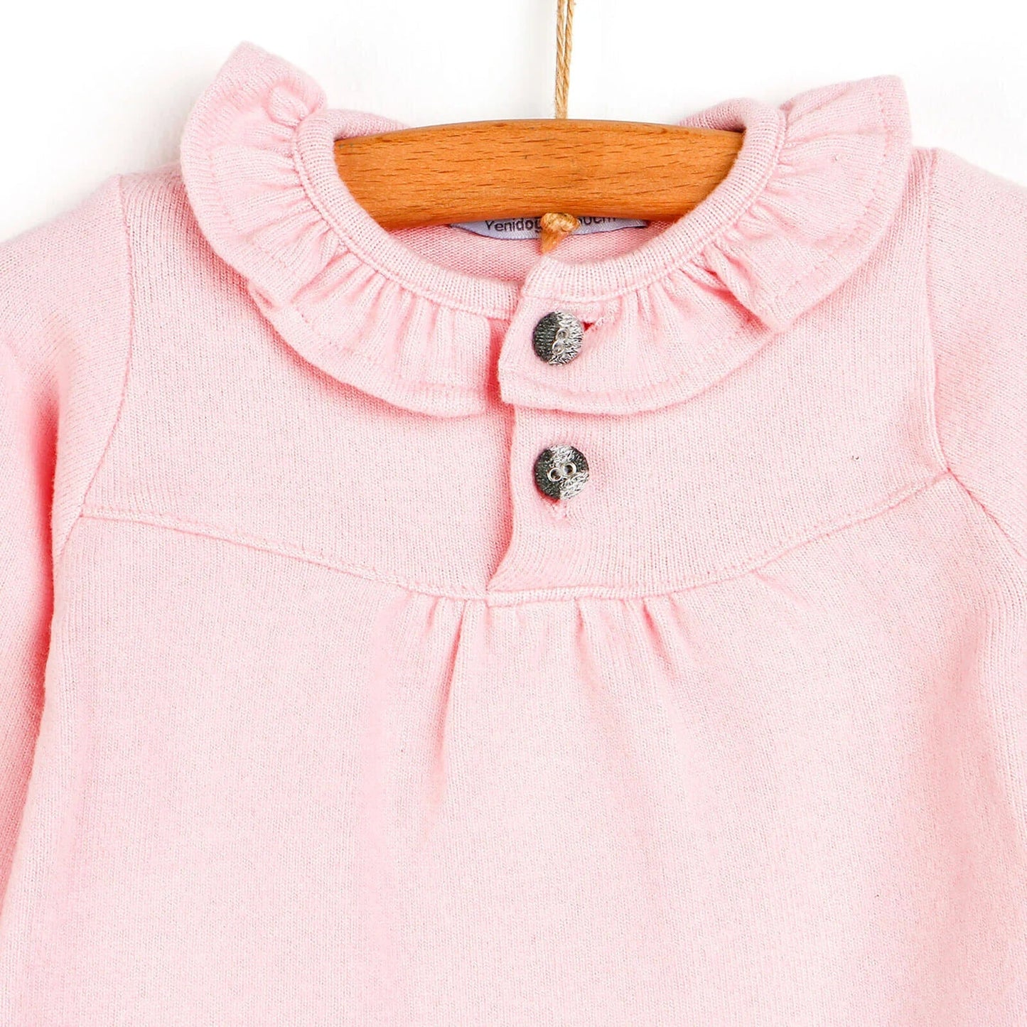 For My Baby Newborn Leopard Blouse - Short - Pink - mezetto ebebek ebebek