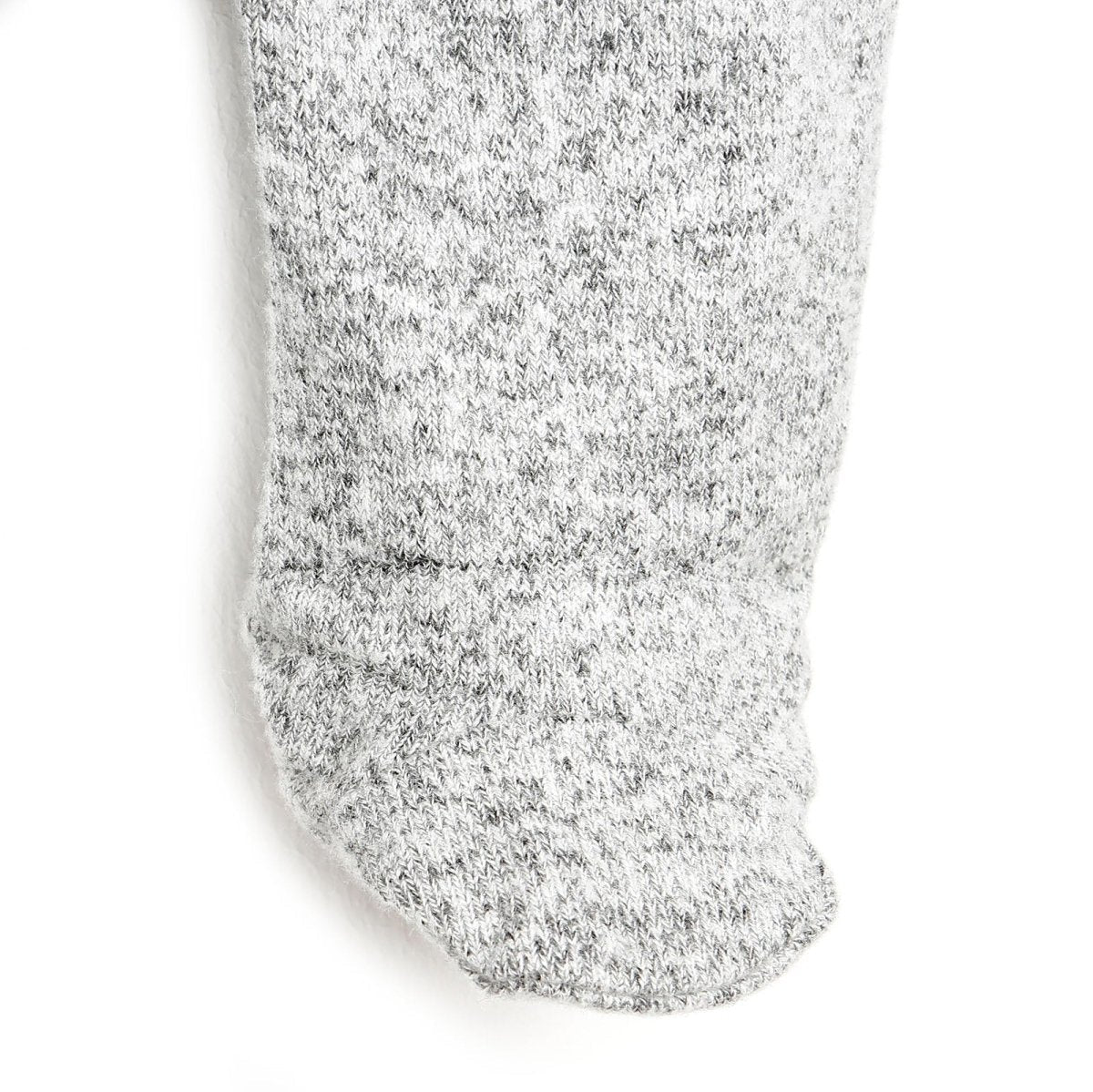 For My Baby Newborn Wild Footed Jumpsuit - Grey Melange - mezetto ebebek ebebek
