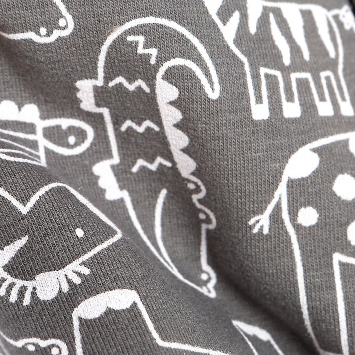 For My Baby Newborn Wild Jumpsuit - Dark Grey - mezetto ebebek ebebek