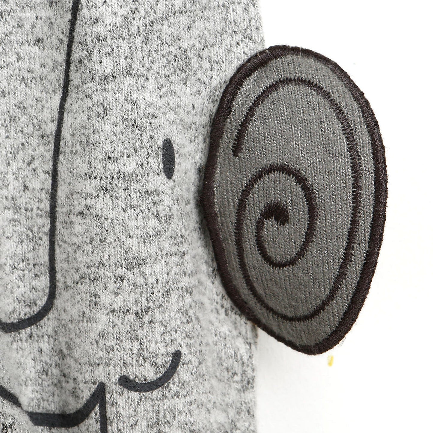 For My Baby Newborn Wild Overalls - Sweatshirt - Grey Melange - mezetto ebebek ebebek