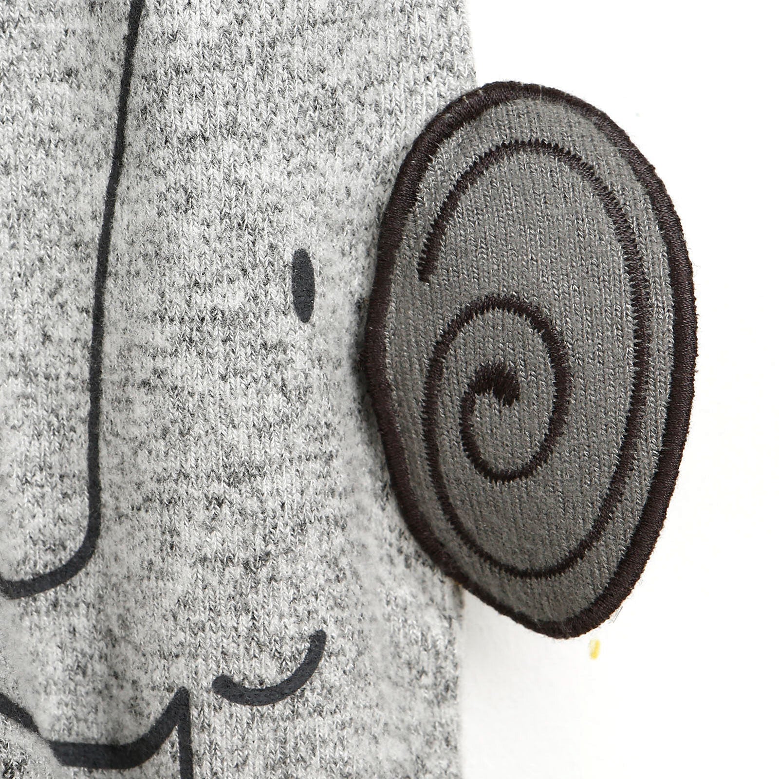 For My Baby Newborn Wild Overalls - Sweatshirt - Grey Melange - mezetto ebebek ebebek