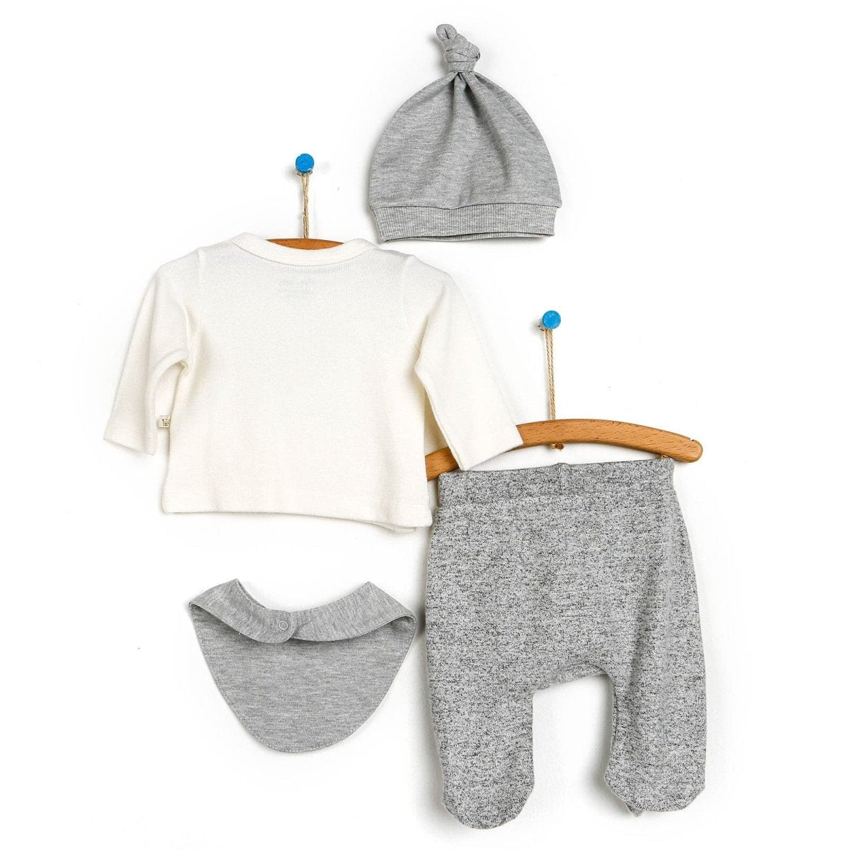 For My Baby Snow 4 Piece Newborn Starter Set - mezetto ebebek ebebek