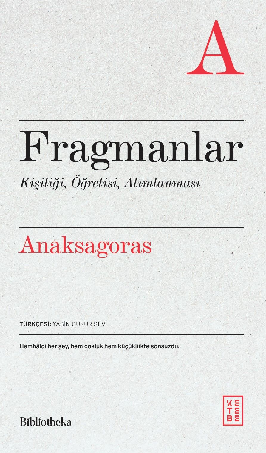 Fragmanlar - Ketebe Yayınları Kitap