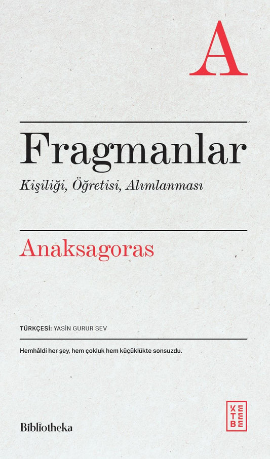 Fragmanlar - Ketebe Yayınları Kitap