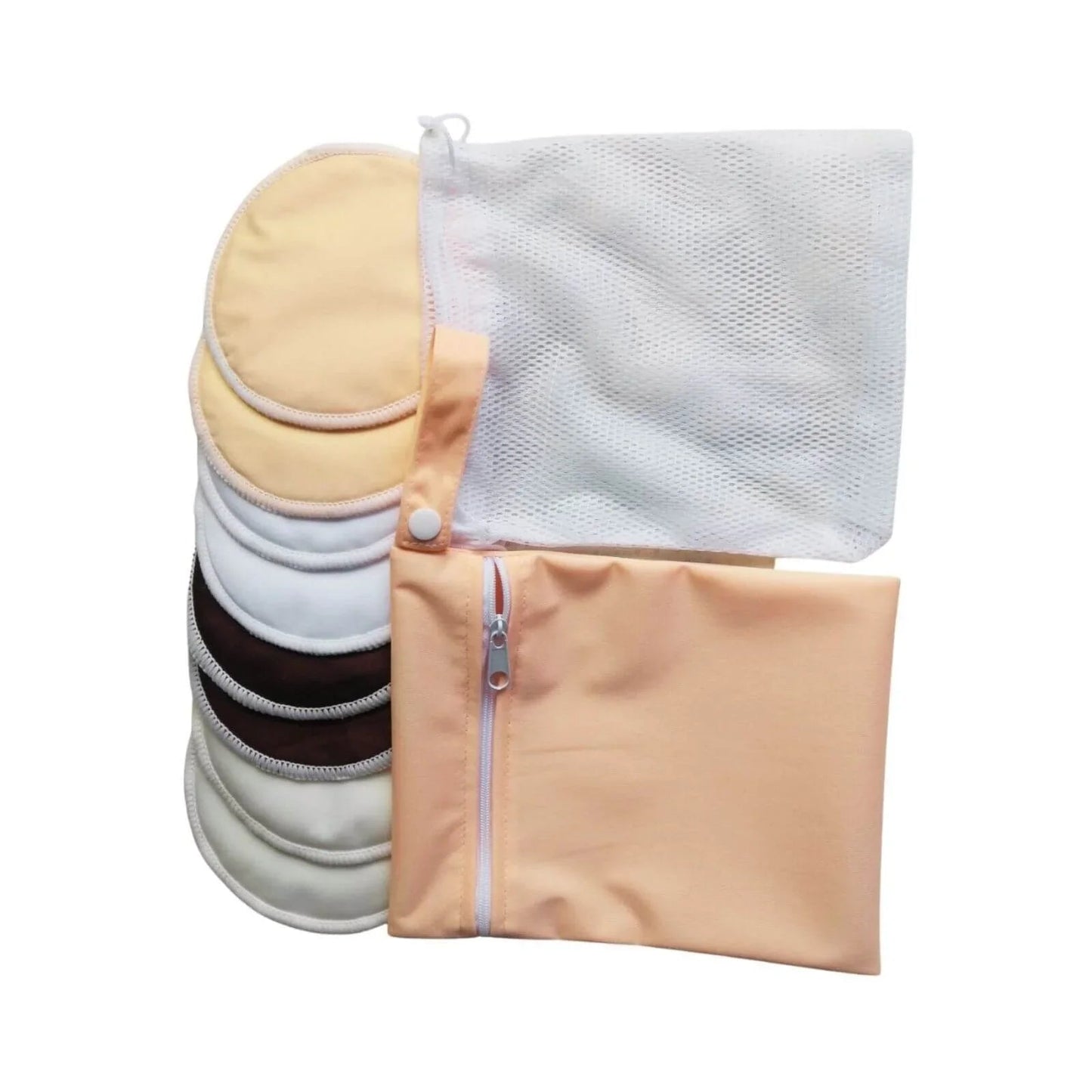 Fraupow Reusable Nursing Pads 8 pcs - mezetto ebebek ebebek