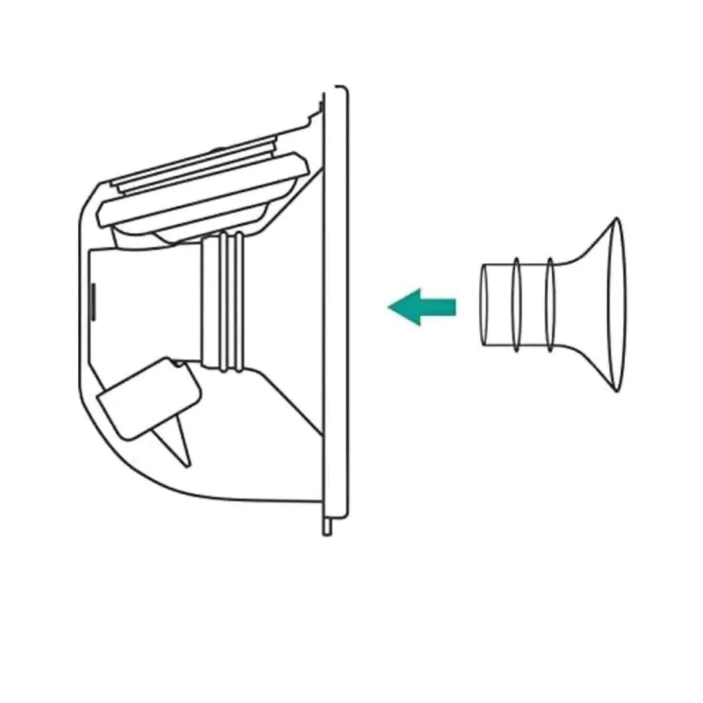 Fraupow Silicone Pump Insert 13mm - mezetto ebebek ebebek