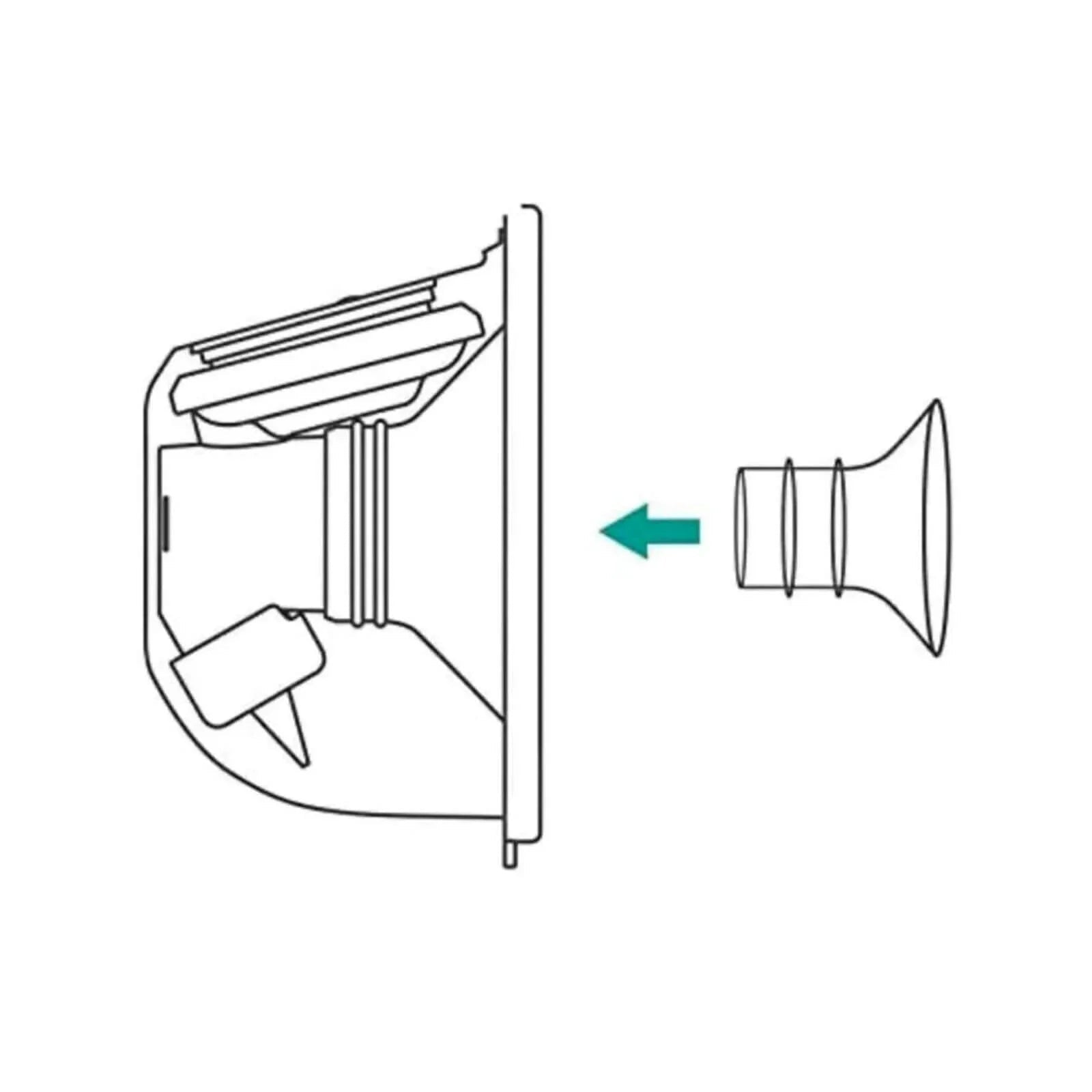 Fraupow Silicone Pump Insert 19mm - mezetto ebebek ebebek