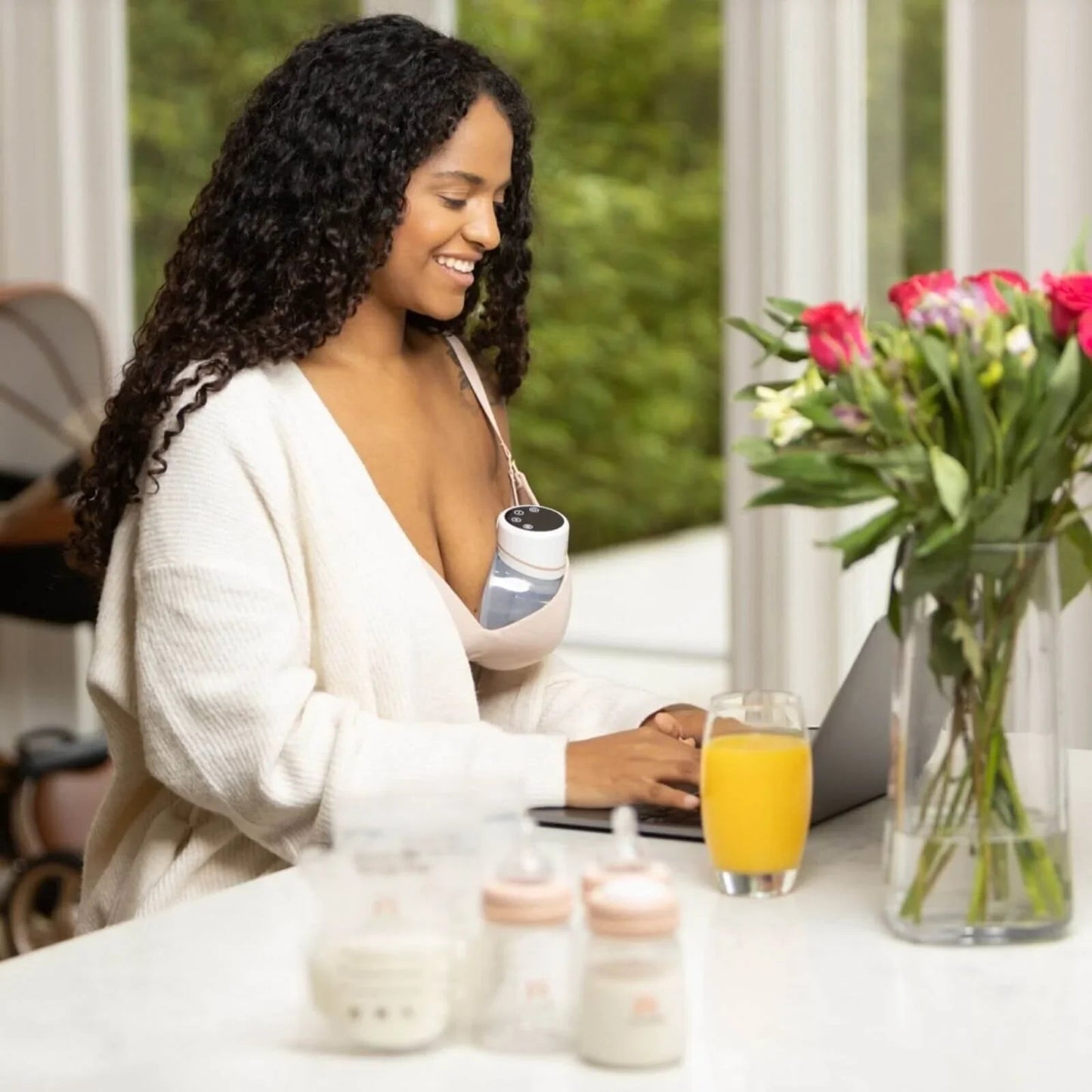 Fraupow Wearable Electric Breast Pump - mezetto ebebek ebebek