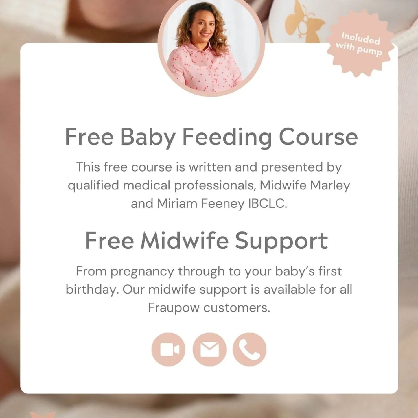 Fraupow Wearable Electric Breast Pump - mezetto ebebek ebebek