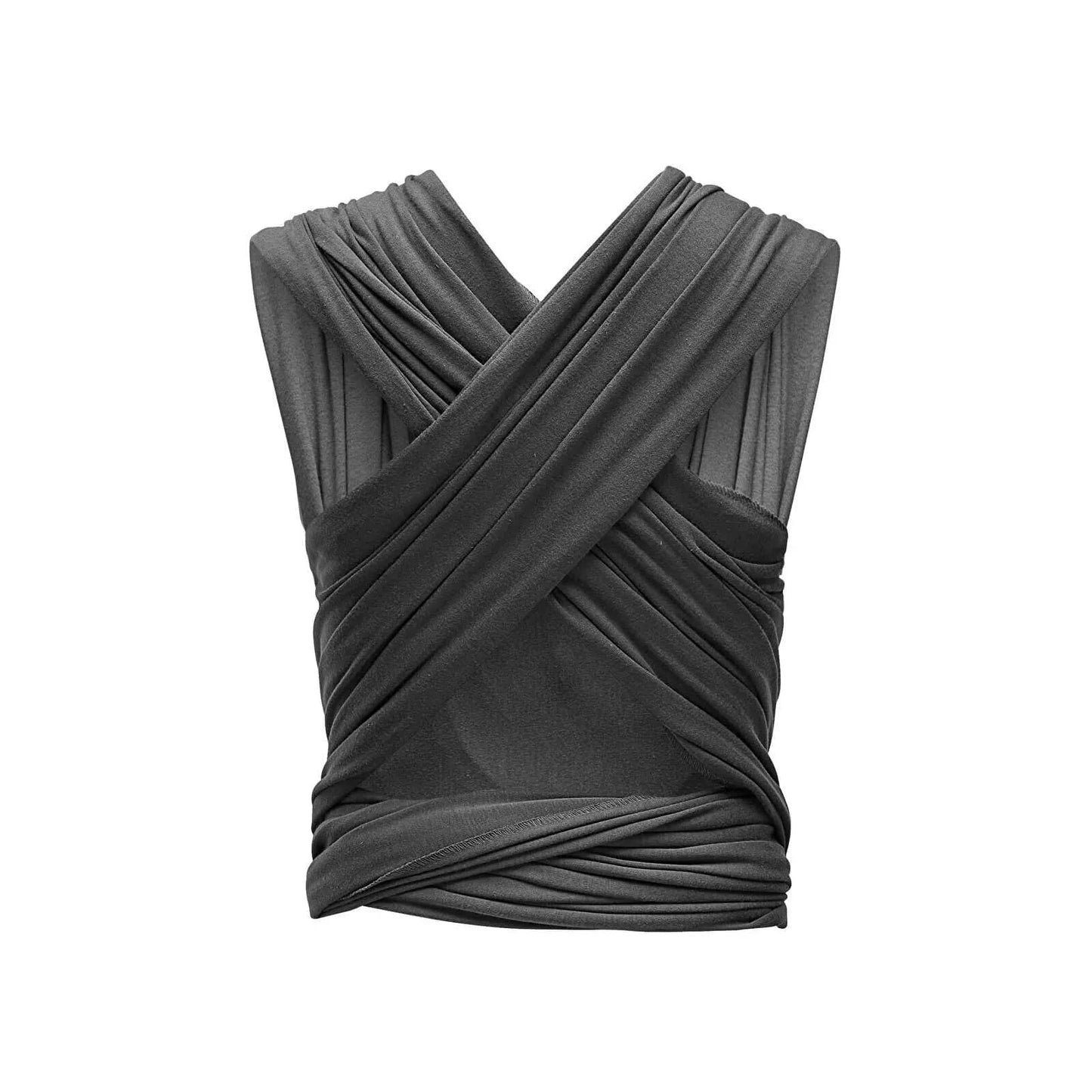 Gaia Carry Stretchy Baby Wrap Organic Cotton - Graphite - mezetto ebebek ebebek