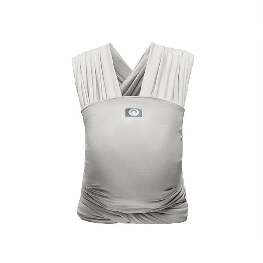 Gaia Carry Stretchy Baby Wrap Organic Cotton - Silver Grey - mezetto ebebek ebebek