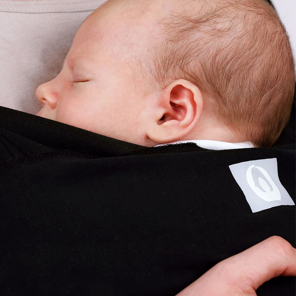 Gaia Carry Stretchy Baby Wrap Pure Tencel - Ebony - mezetto ebebek ebebek