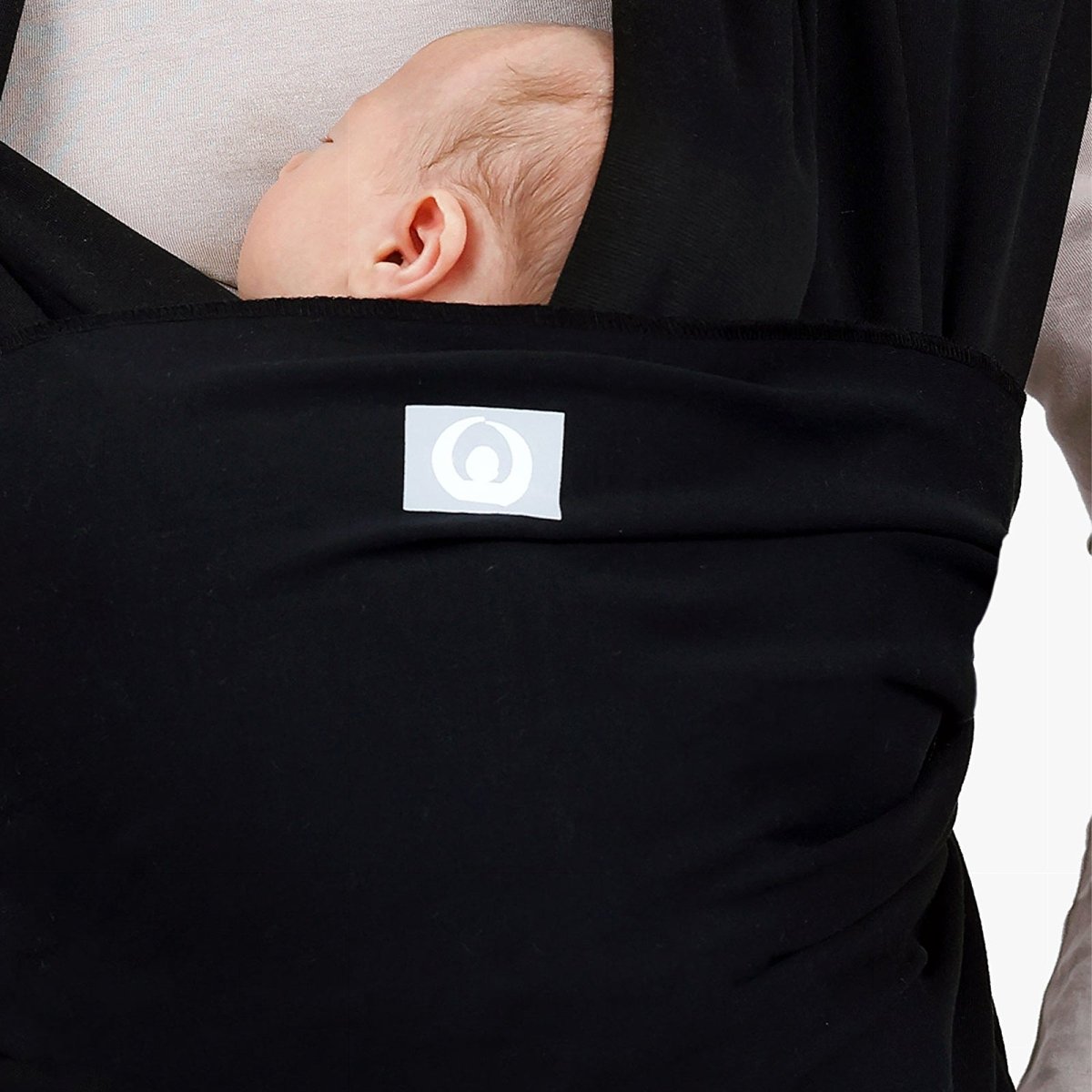 Gaia Carry Stretchy Baby Wrap Pure Tencel - Ebony - mezetto ebebek ebebek
