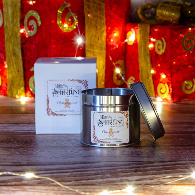 Gingerbread - Travel Tin Candle - Cotton Wick - mezetto Shopify Collective The Stirling Candle Company