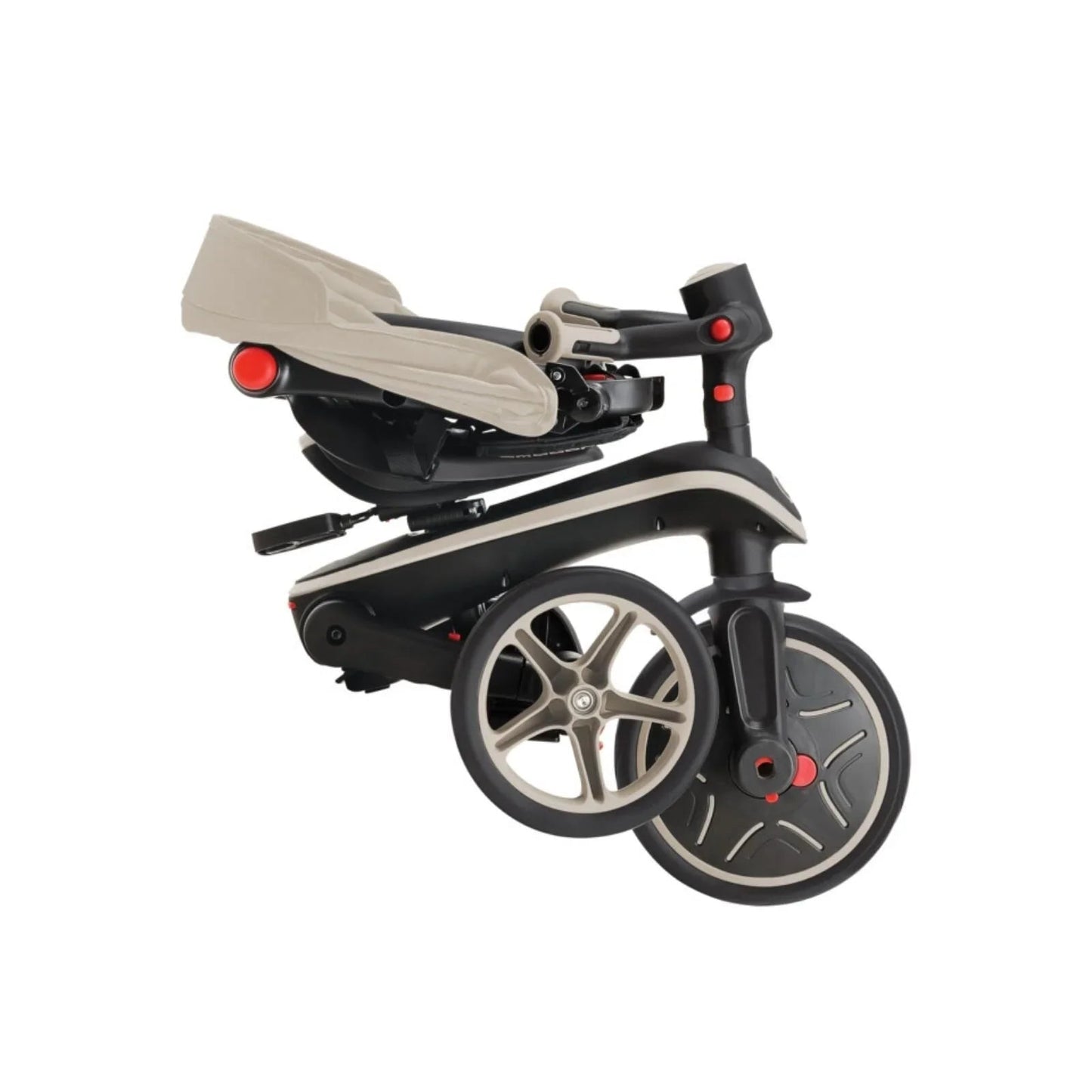 Globber Explorer Trike 4 - in - 1 Foldable - Taupe - mezetto ebebek ebebek