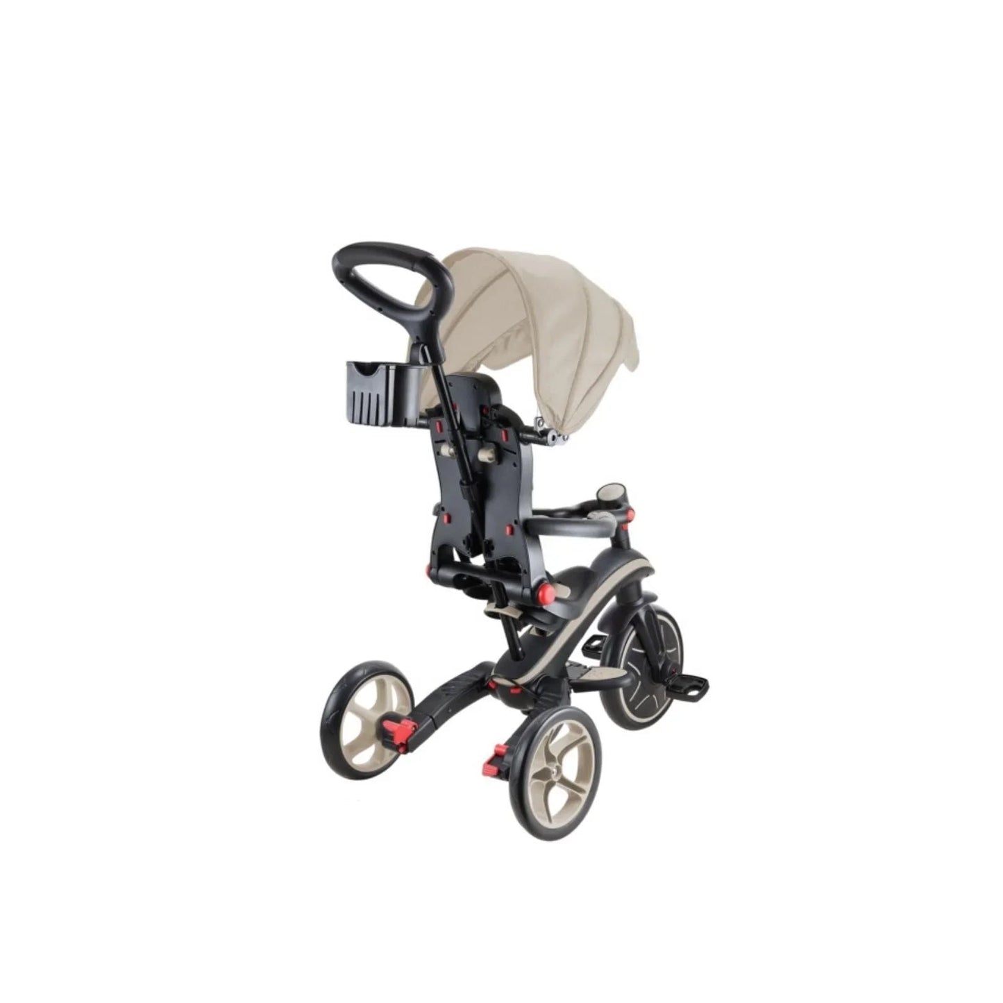 Globber Explorer Trike 4 - in - 1 Foldable - Taupe - mezetto ebebek ebebek