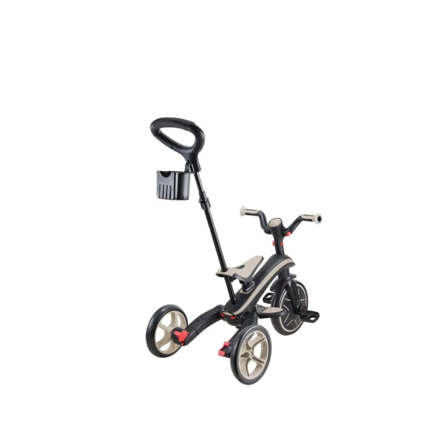 Globber Explorer Trike 4 - in - 1 Foldable - Taupe - mezetto ebebek ebebek