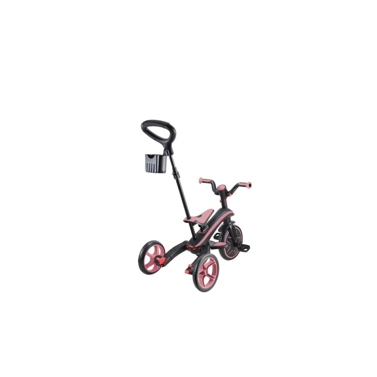 Globber Explorer Trike Foldable 4 in 1 - Deep Pastel Pink - mezetto ebebek ebebek