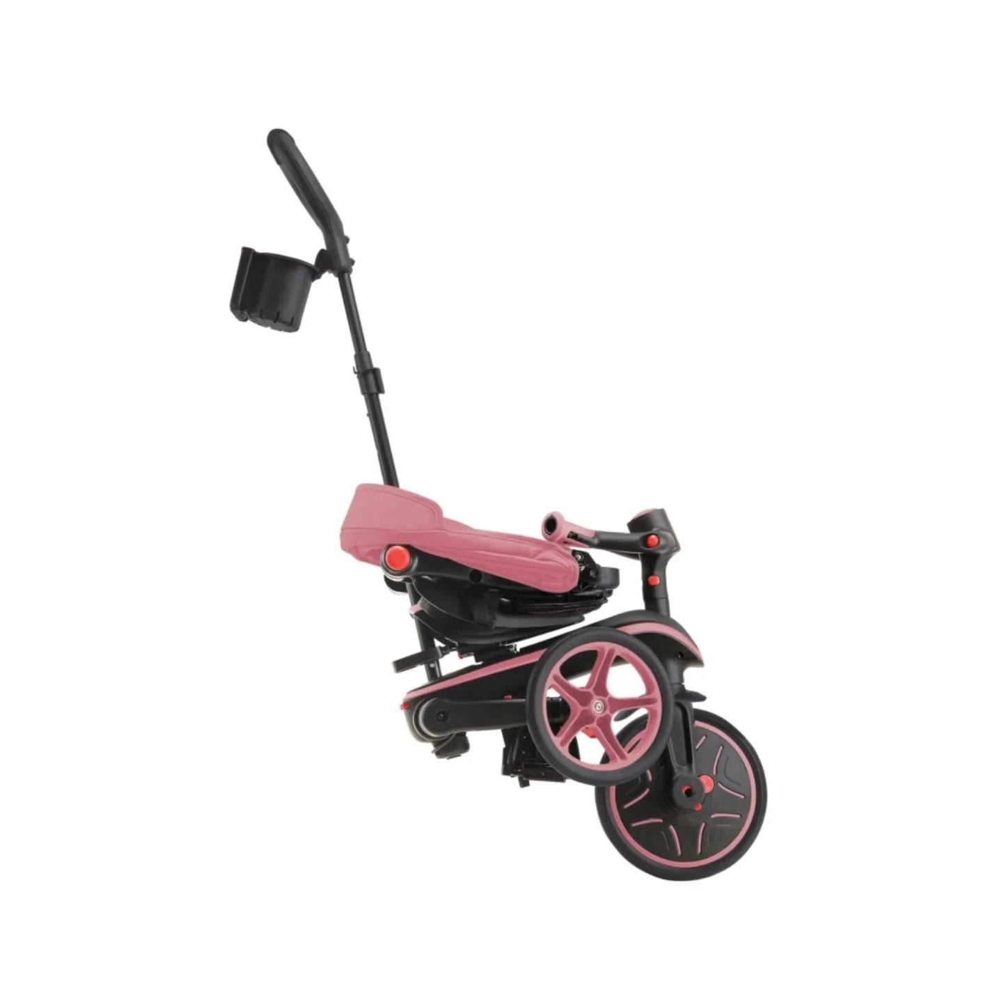 Globber Explorer Trike Foldable 4 in 1 - Deep Pastel Pink - mezetto ebebek ebebek