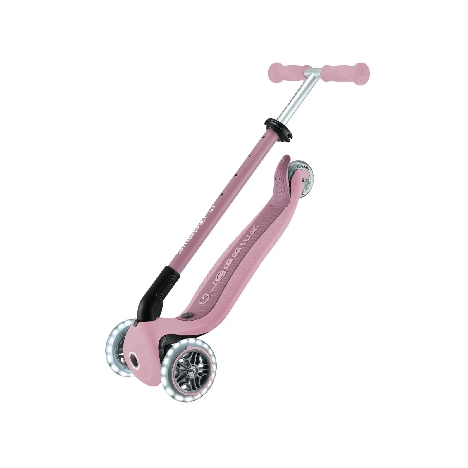 Globber Go Up Active Lights Eco Scooter - Berry - mezetto ebebek ebebek