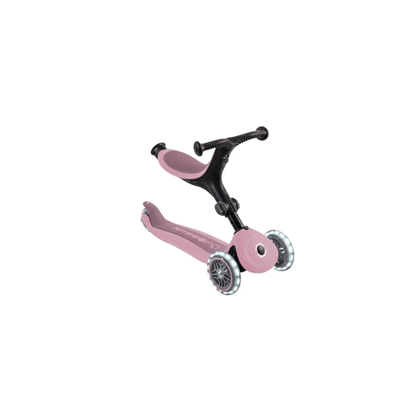 Globber Go Up Active Lights Eco Scooter - Berry - mezetto ebebek ebebek