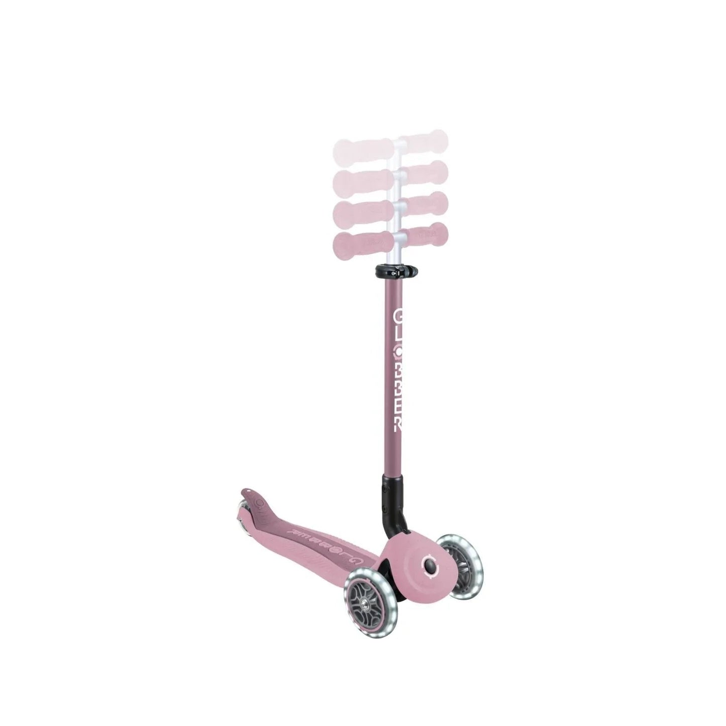 Globber Go Up Active Lights Eco Scooter - Berry - mezetto ebebek ebebek