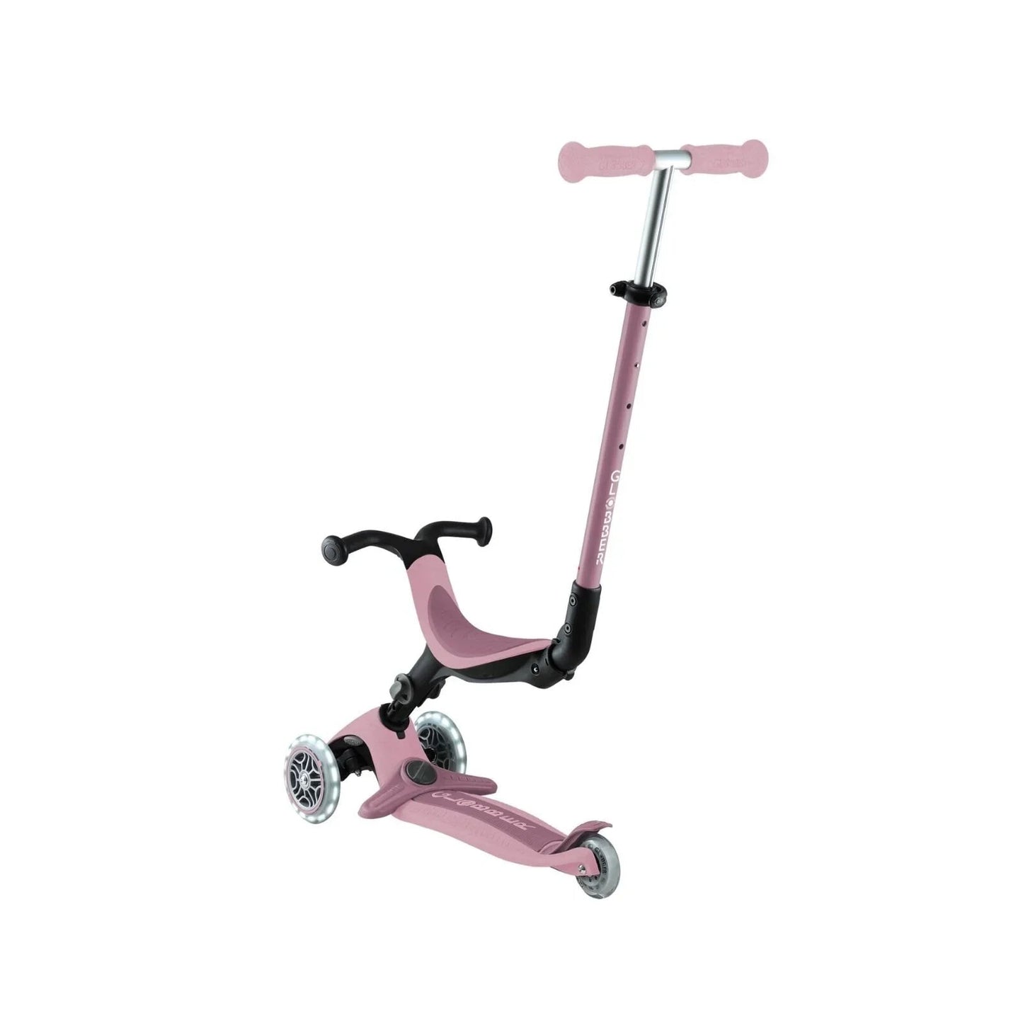 Globber Go Up Active Lights Eco Scooter - Berry - mezetto ebebek ebebek