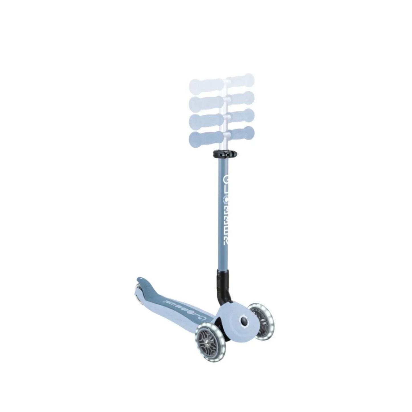 Globber Go Up Active Lights Eco Scooter - Blueberry - mezetto ebebek ebebek