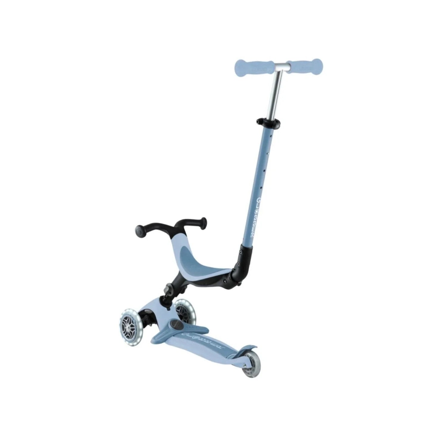 Globber Go Up Active Lights Eco Scooter - Blueberry - mezetto ebebek ebebek