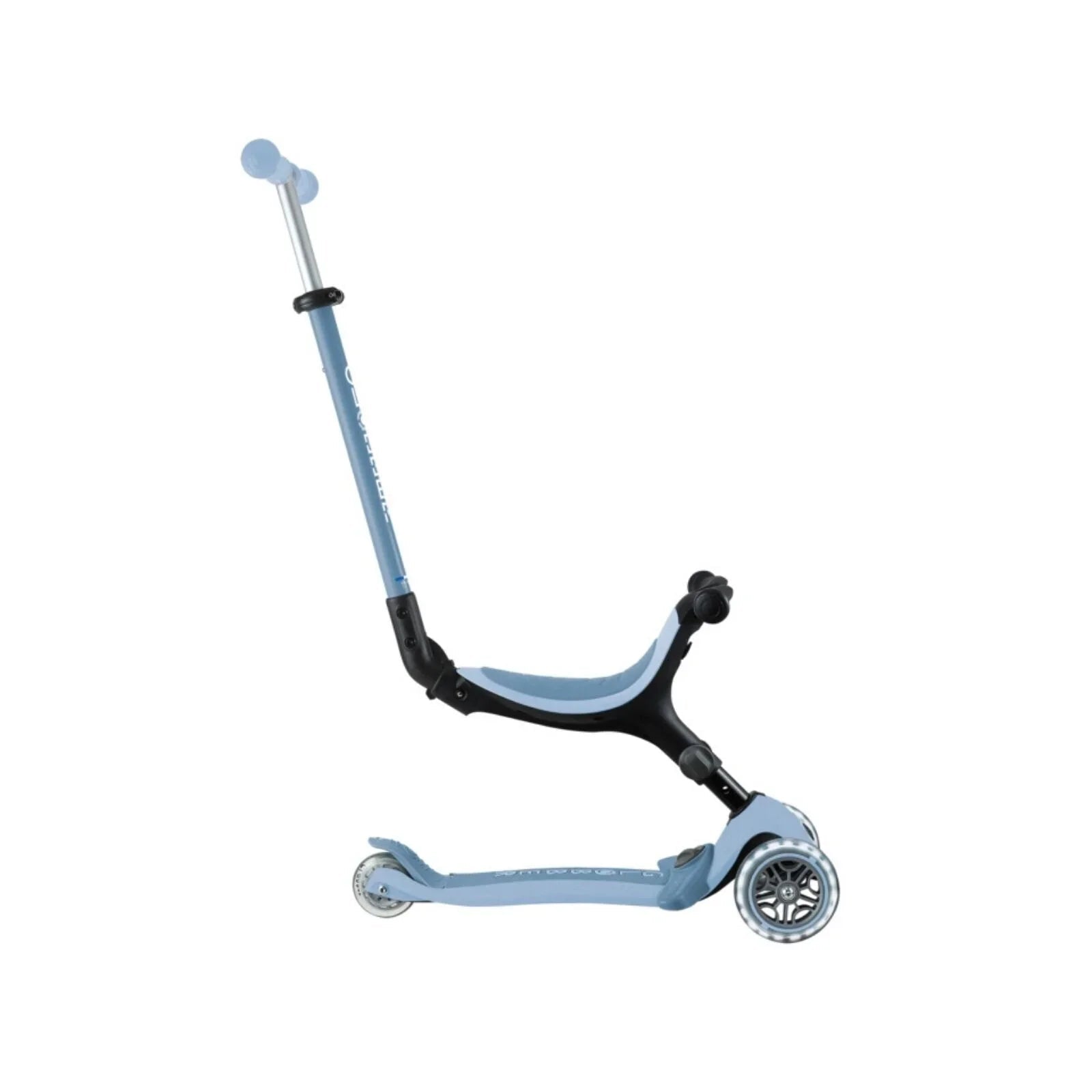 Globber Go Up Active Lights Eco Scooter - Blueberry - mezetto ebebek ebebek