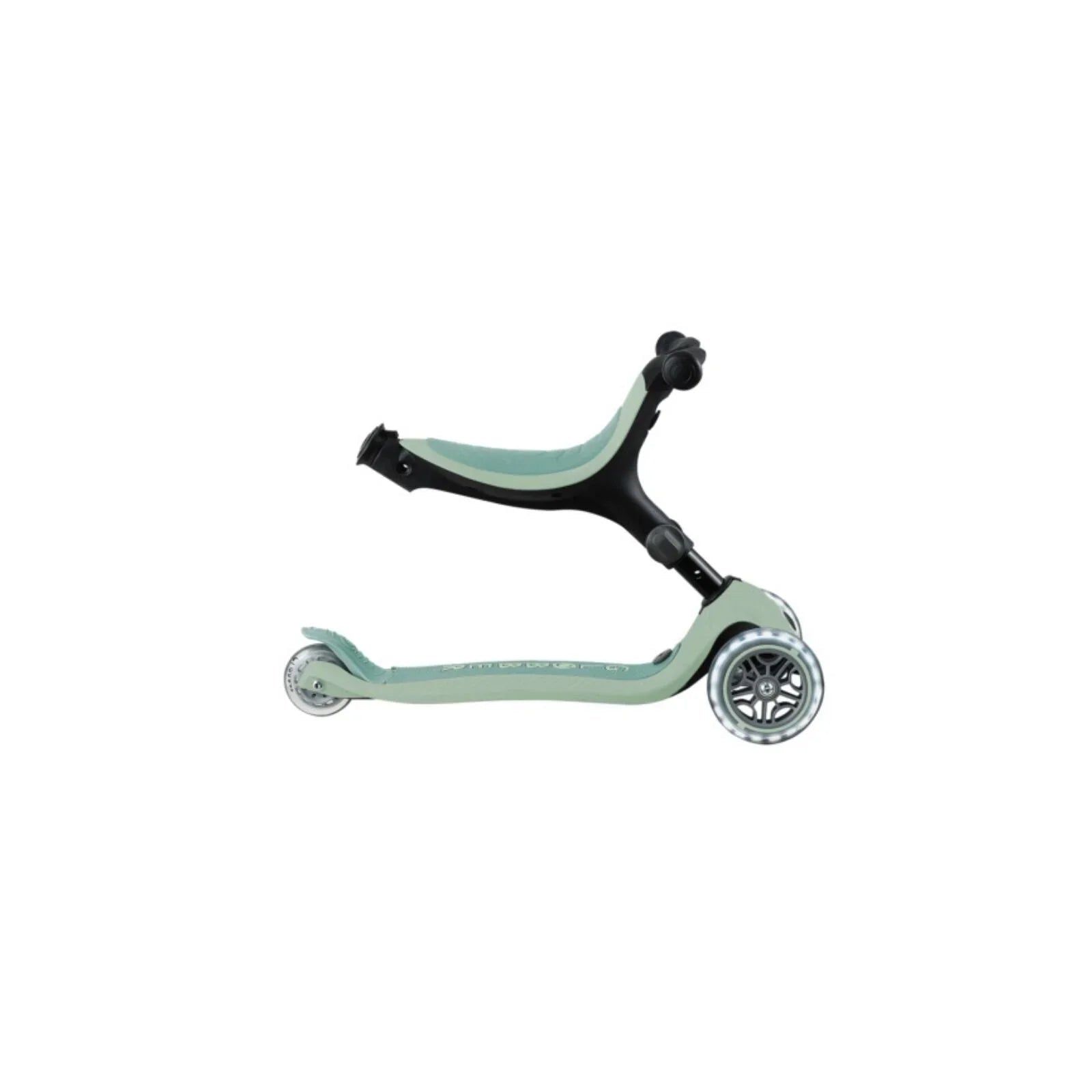Globber Go Up Active Lights Eco Scooter - Pistachio - mezetto ebebek ebebek